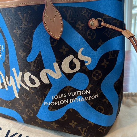 Louis Vuitton Tahitienne Cities Mykonos Neverfull Destination. Extremely Rare💎 - Picture 5 of 17